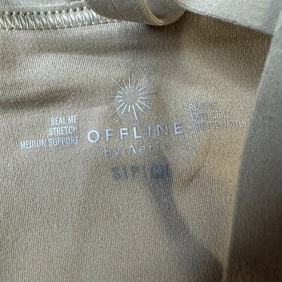 OFFLINE by Aerie Real Me Strappy Back Sports Bra Green Small NWT - Picture 6 of 7